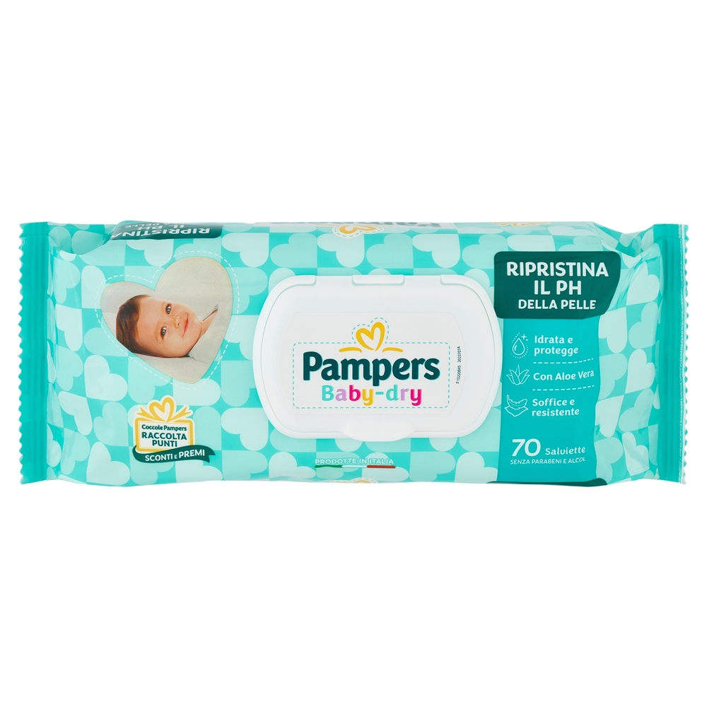 Pampers Baby-dry Fresh Salviette 70 pz